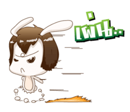 Sugar kun : naughty bunny sticker #10805268