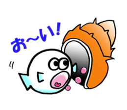 It began fish life sticker #10806275