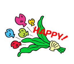 It began fish life sticker #10806295