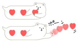 polar bear balloon sticker sticker #10806457