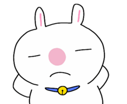 Big rabbit face2 sticker #10806532