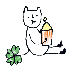 Four Leaf Clover cat