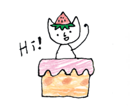 Four Leaf Clover cat sticker #10807665