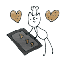 Four Leaf Clover cat sticker #10807678