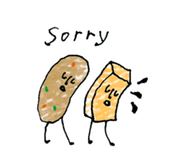 Soy food sticker #10808017