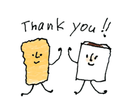 Soy food sticker #10808019