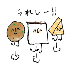 Soy food sticker #10808021