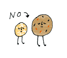 Soy food sticker #10808028