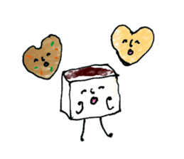 Soy food sticker #10808038