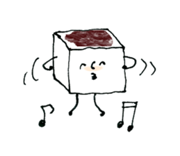 Soy food sticker #10808039