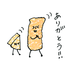 Soy food sticker #10808043