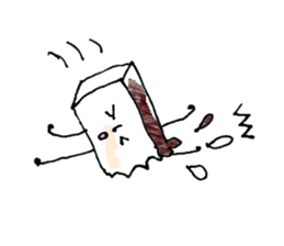 Soy food sticker #10808046