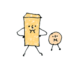 Soy food sticker #10808047