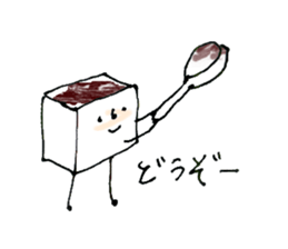 Soy food sticker #10808050