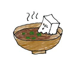 Soy food sticker #10808053
