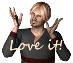 Love to Chat (Male version) sticker #10808416