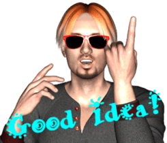 Love to Chat (Male version) sticker #10808429