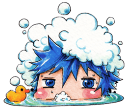 Neko in black 2 sticker #10808476