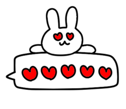 Balloon too loose rabbit sticker #10808584