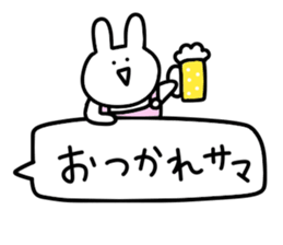 Balloon too loose rabbit sticker #10808607