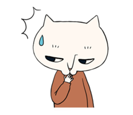 Poor talker cat's sticker #10808821