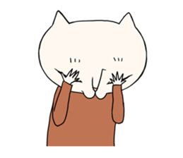 Poor talker cat's sticker #10808824