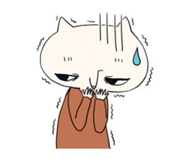 Poor talker cat's sticker #10808831