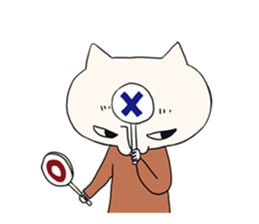 Poor talker cat's sticker #10808838