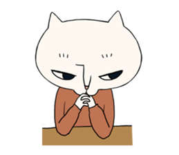 Poor talker cat's sticker #10808842