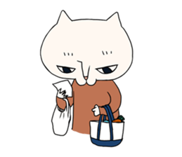 Poor talker cat's sticker #10808843