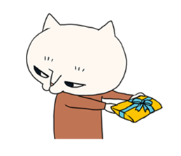 Poor talker cat's sticker #10808849