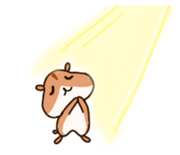 Hamham Hamster! sticker #10809290