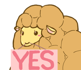 Sheep-ream sticker #10809461