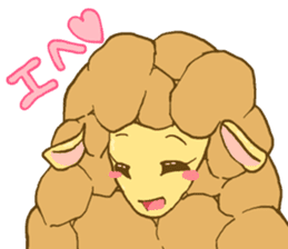 Sheep-ream sticker #10809472