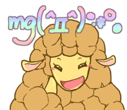 Sheep-ream sticker #10809490