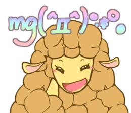 Sheep-ream sticker #10809490