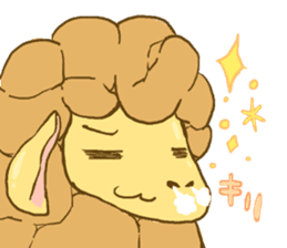 Sheep-ream sticker #10809493