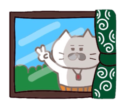 Kansai dialect Uncle cat part5 sticker #10809645