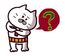 Kansai dialect Uncle cat part5 sticker #10809652