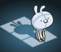 Rabbit was tired to be cute sticker #10809738