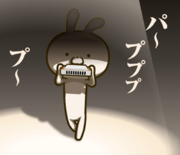 Rabbit was tired to be cute sticker #10809761