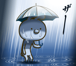 Rabbit was tired to be cute sticker #10809764