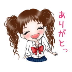 Twin girl -Female high school student-