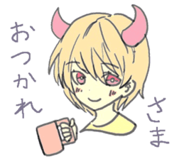 horn girls 2 sticker #10810576