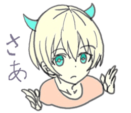 horn girls 2 sticker #10810611