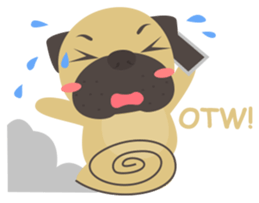 Bulldog Brutus sticker #10811074