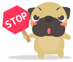 Bulldog Brutus sticker #10811090