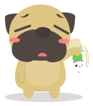 Bulldog Brutus sticker #10811092