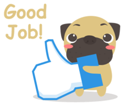 Bulldog Brutus sticker #10811093