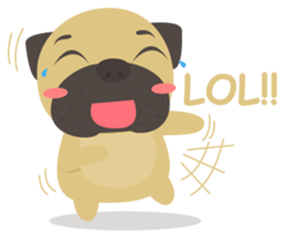 Bulldog Brutus sticker #10811095